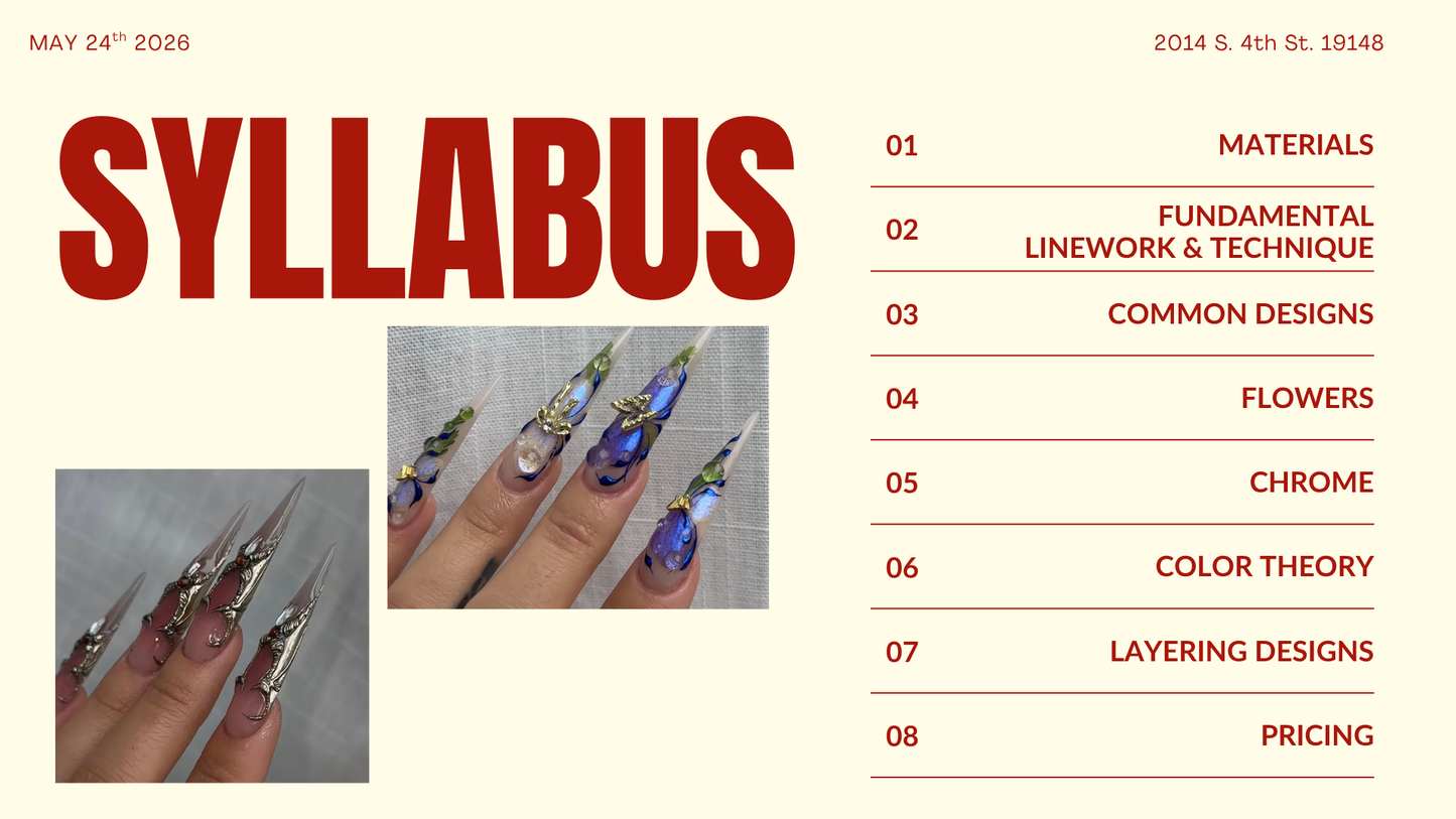 In Person Nail Art Class 5/24